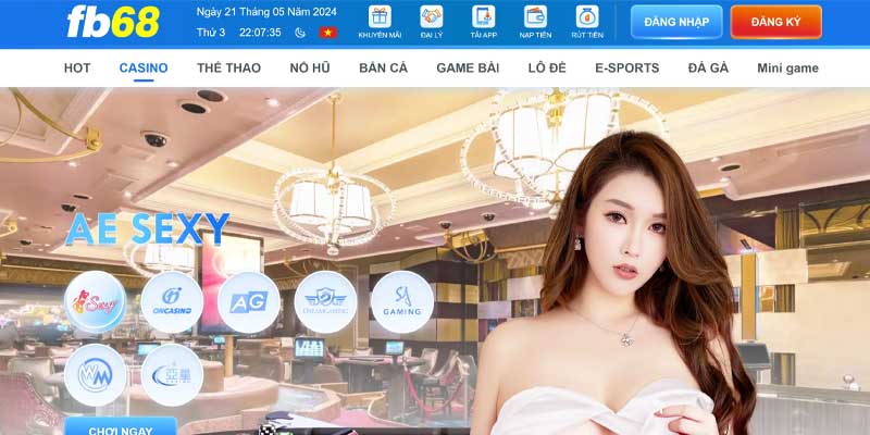 Các ưu điểm khi chơi tại casino fb68